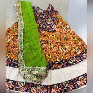 Custom-made 4 year old girl, Chaniya Choli.